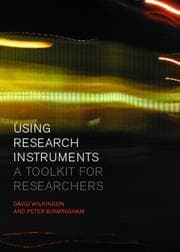 Tapa de Using research instruments