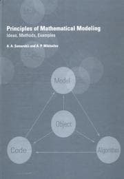 Tapa de Principles of Mathematical Modelling