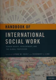 Tapa de Handbook of international social work