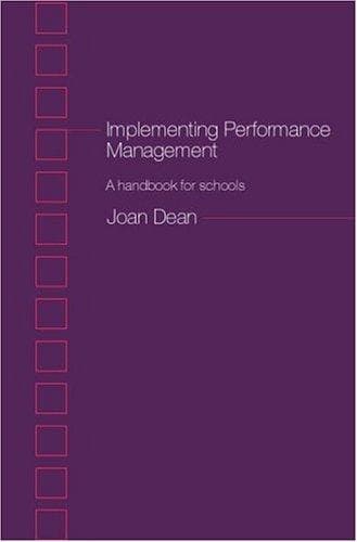 Tapa de Implementing Performance Management