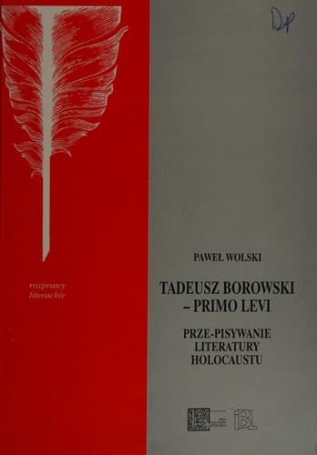 Tapa de Tadeusz Borowski - Primo Levi