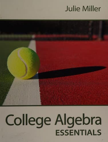 Tapa de College algebra essentials