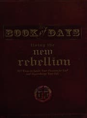 Tapa de Book of days
