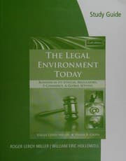 Tapa de Legal environment today