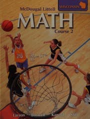 Tapa de Math course 2, grades 6-8