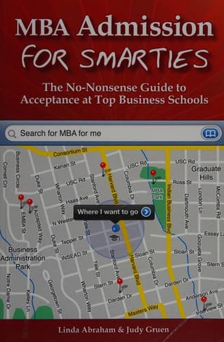Tapa de MBA admission for smarties