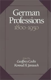 Tapa de German professions, 1800-1950