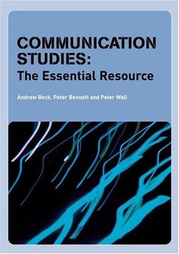 Tapa de Communication studies