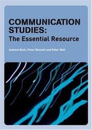 Tapa de Communication studies