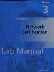 Tapa de Network+ certification