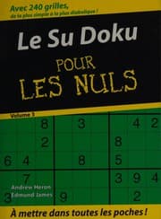 Tapa de Le su doku pour les nuls