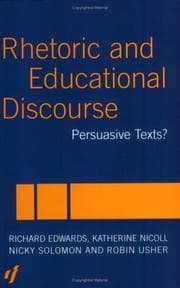 Tapa de Rhetoric and educational discourse