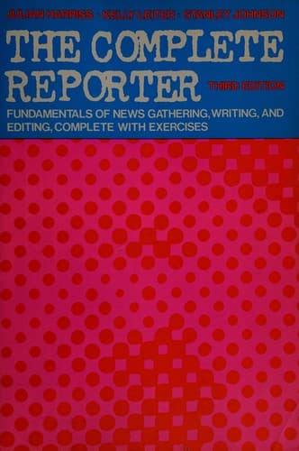 Tapa de The complete reporter