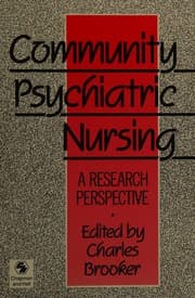 Tapa de Community psychiatric nursing