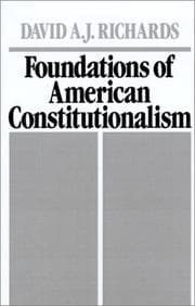 Tapa de Foundations of American constitutionalism