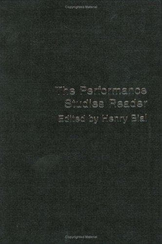 Tapa de The performance studies reader