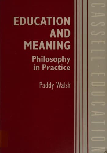 Tapa de Education and meaning