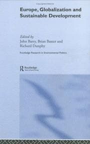 Tapa de Europe, globalization and sustainable development