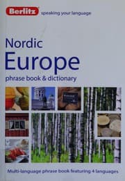 Tapa de Nordic Europe phrase book & dictionary