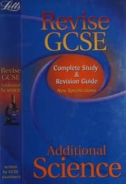 Tapa de Additional science study guide