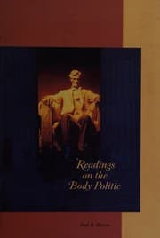 Tapa de Readings on the body politic