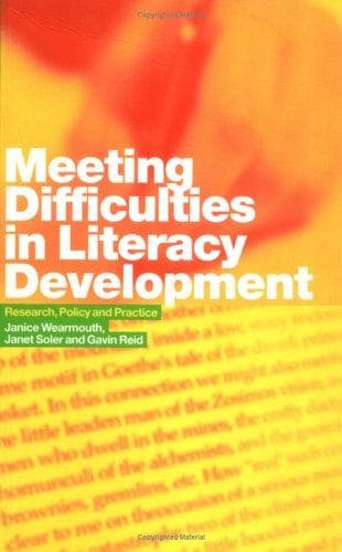 Tapa de Meeting Difficulties in Literacy