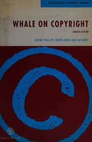 Tapa de Whale on copyright