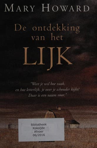Tapa de De ontdekking van het lijk