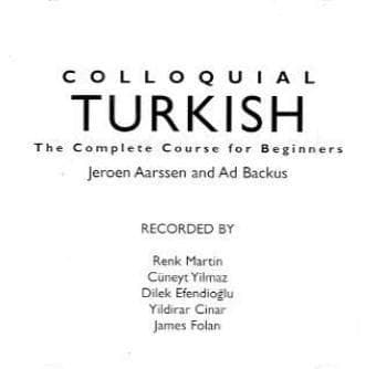Tapa de Colloquial Turkish