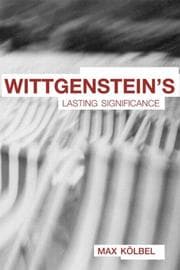 Tapa de Wittgenstein's lasting significance