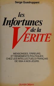 Tapa de Les infortunes de la vérité