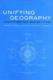 Tapa de Unifying geography