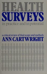 Tapa de Health Surveys in Practice and in Potential