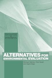 Tapa de Alternatives for environmental valuation