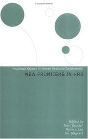 Tapa de New frontiers in HRD