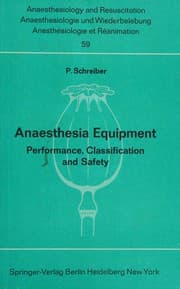 Tapa de Anaesthesia equipment