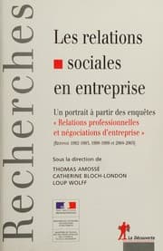 Tapa de Les relations sociales en entreprise