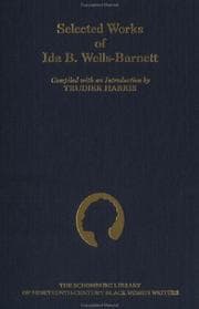 Tapa de Selected works of Ida B. Wells-Barnett