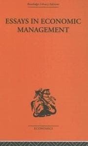 Tapa de Essays in Economic Management