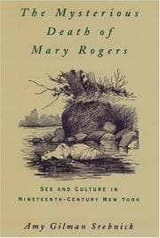 Tapa de The Mysterious Death of Mary Rogers