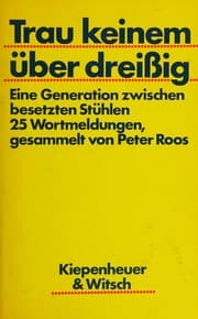 Tapa de Trau keinem über dreissig