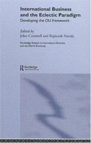 Tapa de International business and the eclectic paradigm