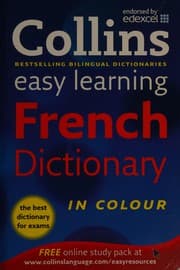 Tapa de Collins French dictionary