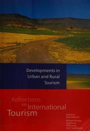 Tapa de Developments in Urban and Rural Tourism (Reflections on International Tourism)