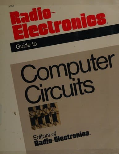 Tapa de Radio-electronics guide to computer circuits