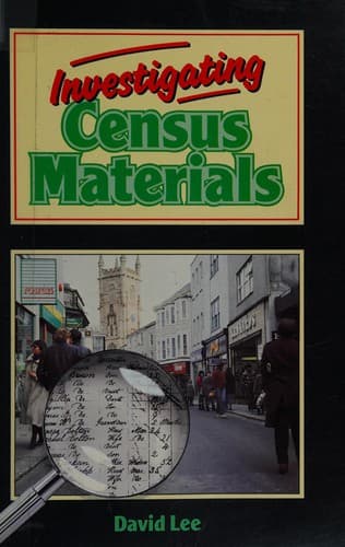 Tapa de Investigating Census Materials