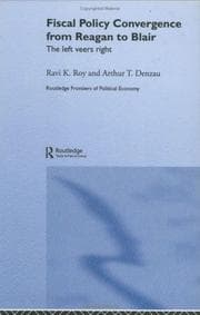 Tapa de Fiscal policy from Reagan to Blair