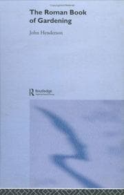 Tapa de The Roman Book of Gardening