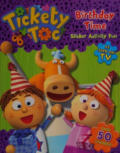 Tapa de Birthday time sticker & activity book