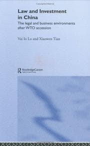 Tapa de Law and Investment in China